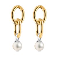 Orecchini Rebecca Donna Diva Pearls in Alluminio Perla BDAOOO04